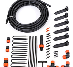 Дождевой полив ЖУК для 2х грядок