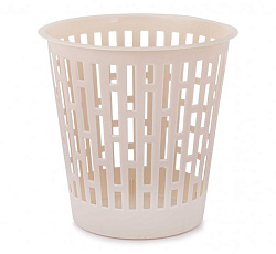 Корзина д/мусора "Матрица" 9л (бежевый)