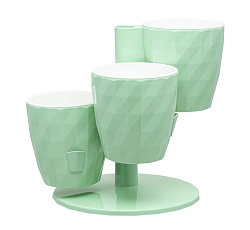 Кашпо "RUBY" Трио Цв. Мята (КШ-5869)