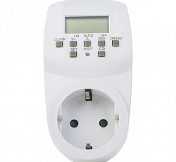 Таймер электронный с розеткой (220 В. 24ч. 1600Вт.)