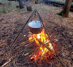 Тренога для костра + сумка "Торнадика"