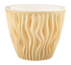 Кашпо "Вдохновение" (1,6л.) Цв. Желтый (КШ-9203)