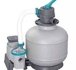 Bestway, Песочный фильтр-насос 8327л/ч, резервуар 20кг, фр.0.45-0.85