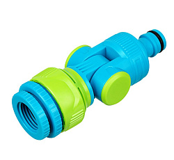 Адаптер штуцерный с внутренней резьбой 3/4-1 с шарниром Palisad Luxe