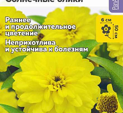 Цинния Дабл Захара Солнечные блики