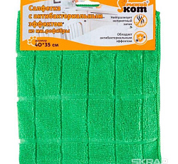 Салфетка с антибактериальным эффектом из микрофибры MFSA-01 (40х35 см)