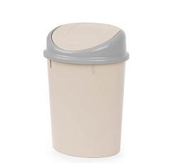 Контейнер д/мусора 8л овальный (сл.кость)