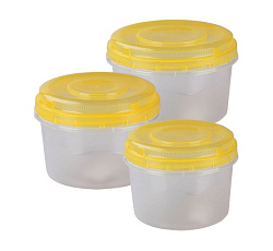 Набор емкостей для СВЧ 0,7л; 1л; 1,5л