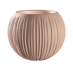 Кашпо "Сфера" (1,7 л.) Цв. Фраппе  (КШ-9635)