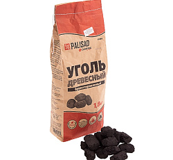 Древесный уголь, брикетированный, 1,8 кг "Palisad"