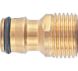 Адаптер латунный, 1/2, внешняя резьба Palisad