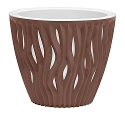 Кашпо "Вдохновение" (1.6л.) Цв. Мокко (КШ-5401)