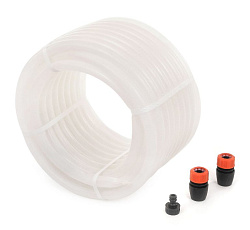 Шланг поливочный ЖУК Люкс 3/4" 3-х слойный прозрачный (25 м)