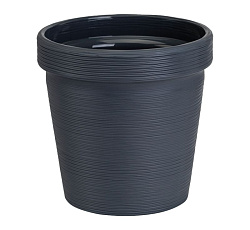 Кашпо "Терра" (2,35л) Цв.  Антрацит (КШ-9088)