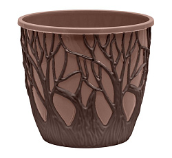 Кашпо "Форест" (3,5л.) Цв. Коричневый/Мокко (КШ-0979)
