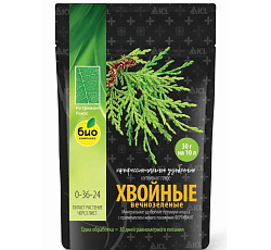 Нутривант Плюс Хвойные вечнозеленые NPK 0-36-24, 150 г