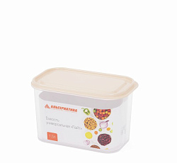 Емкость универсальная "Лайт" 1,5л (бежевый)