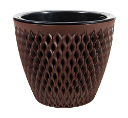 Кашпо "Версаль" (3л.) Цв. Тёмно-коричневый (КШ-4092)