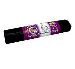 Мешки мусорные 120л 70х110см в рулоне Идеал Стройка (10 шт)