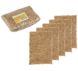 Коврик джутовый для микрозелени 10х15 см (5 шт)