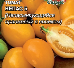 Томат Непас 5 (Непасынкующийся Оранжевый с носиком)