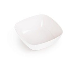 Тарелка "Квадро" глубокая (белый), 1 шт