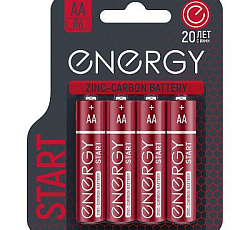 107040 Батарейка солевая Start "ENERGY", 4 шт