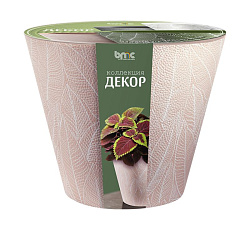 Кашпо "Декор Джангл" (5л.) Цв. Пудровый ( КШ-9369)