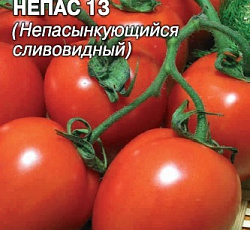 Томат Непас 13 (непасынкующийся сливовидный)