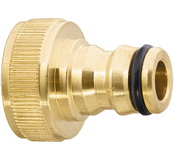 Адаптер латунный, 1/2-3/4, внутренняя резьба, с переходником Palisad