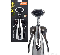 Штопор с прорезиненной ручкой MODERNO (Mallony)