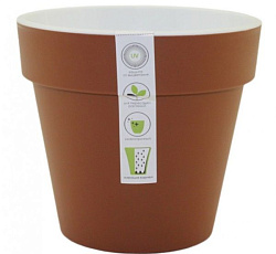 Кашпо "Протея" (3,7л) Цв.фраппе/белый (ПР20-90)