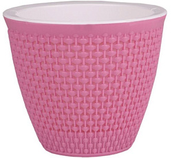Кашпо "Ротанг" (3л.) Цв. Пунш (КШ-0991)