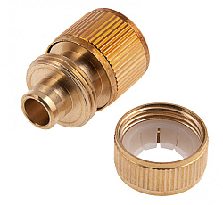 Соединитель латунный, быстросъемный для шланга 1/2 Palisad