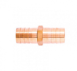 Соединитель для шланга 3/4", латунный Palisad