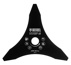 Диск для триммера, 255 х 25,4 мм, толщина 1,6 мм, 3 лезвия Denzel 96377