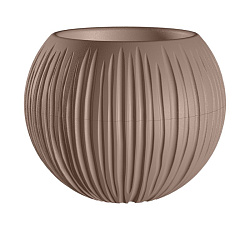 Кашпо "Сфера" (1,7 л.) Цв. Мокачино (КШ-9636)