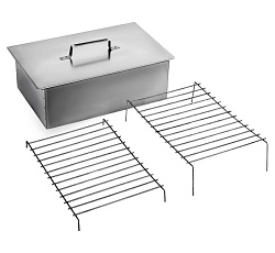 Коптильня двухъярусная 420x270x175 мм, углеродистая сталь 0,5 мм Palisad Camping
