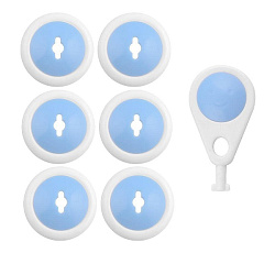 Заглушки для розетки, набор 6 шт заглушек + 1 ключ