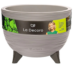 Кашпо на ножках "La Decoro" (9,8л) Цв. Латте (КШ-2492)