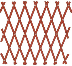 Решетка раздвижная для растений 50х150 см (терракот)