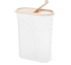 Емкость для сыпучих продуктов 2,4л (бежевый)