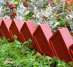 Бордюр "Кирпич декоративный", 24 секции Б-05