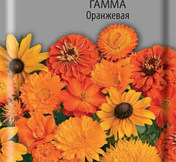 Смесь высоких цветов Гамма Оранжевая