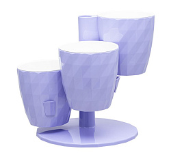 Кашпо "RUBY" Трио Цв. Лаванда (КШ-5437)