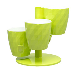 Кашпо "RUBY" Трио Цв. Фисташковый (КШ-5439)