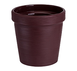 Кашпо "Терра" (2,35л) Цв. Бордо (КШ-9108)