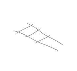 Опора для вьющихся цветов Прозрачная (ОЦ-4017)