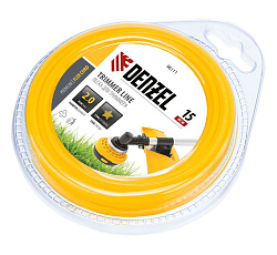 Леска для триммера звезда 2 мм х 15 м Denzel 96111