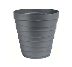 Кашпо "Бархан" с донышком (7,5л) Цв. Серый жемчуг